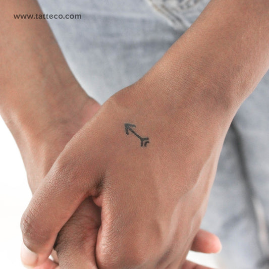 Tatuaje temporal de flecha de Selena - Juego de 3