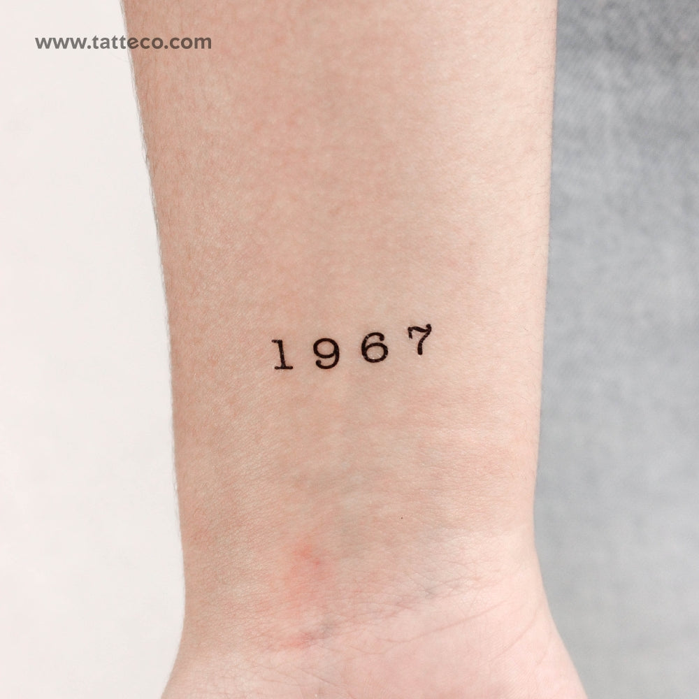 Tatuaje temporal de 1967 - Juego de 3