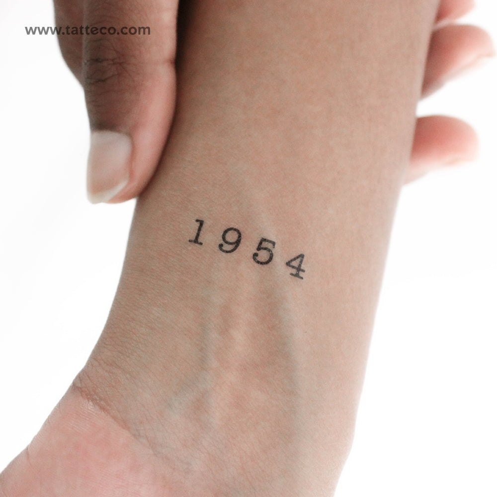 1954 Temporary Tattoo - Set of 3