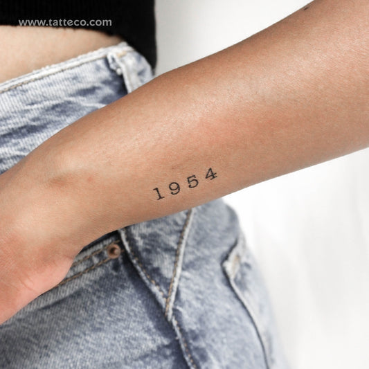 Tatuaje temporal de 1954 - Juego de 3
