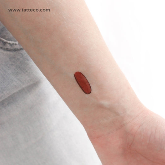 Red Pill Temporary Tattoo - Set of 3