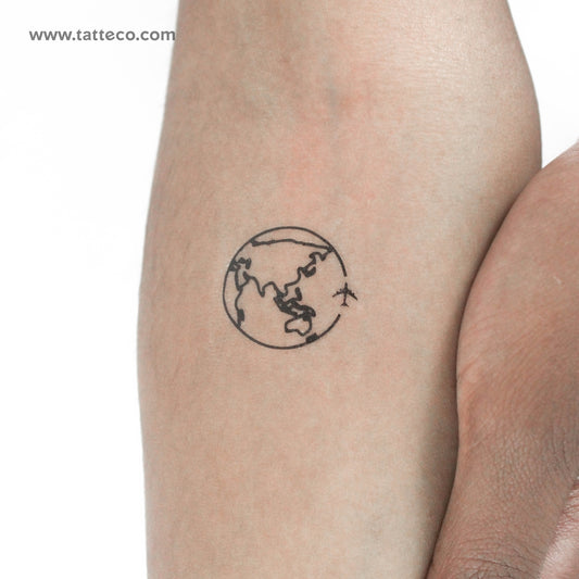 Tatuaje temporal de Asia y Oceanía (juego de 3)