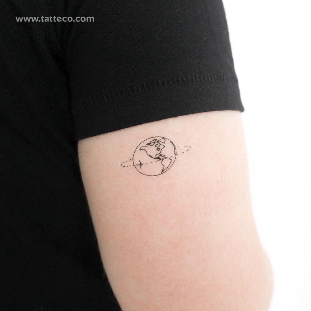 Tatuaje temporal "Viaje por América" ​​- Juego de 3