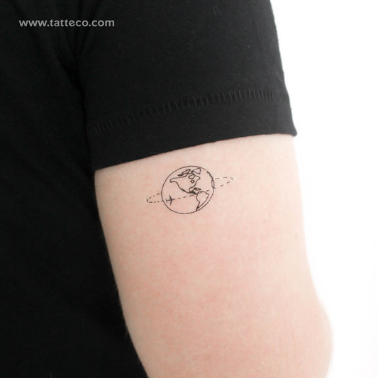 Tatuaje temporal "Viaje por América" ​​- Juego de 3