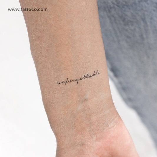 Tatuaje temporal inolvidable - Juego de 3