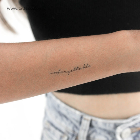 Tatuaje temporal inolvidable - Juego de 3