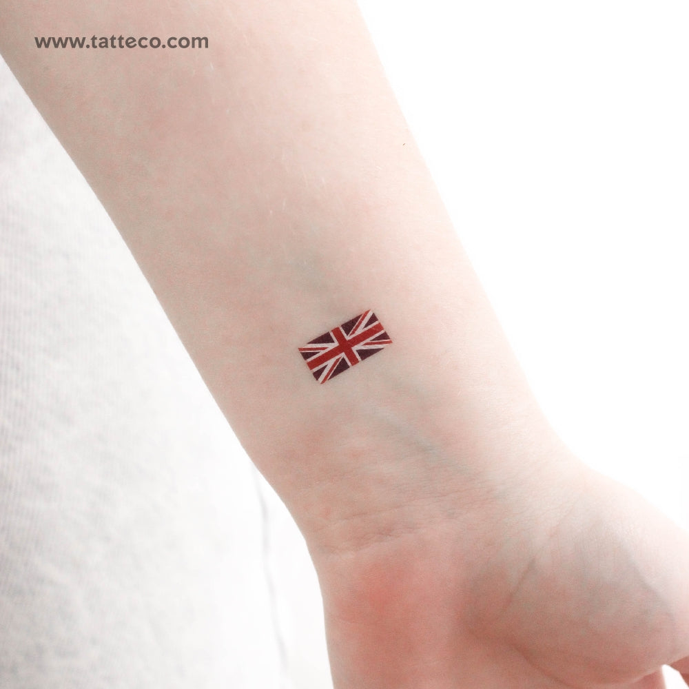 UK Flag Temporary Tattoo - Set of 3