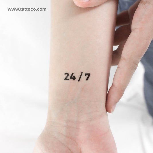 Tatuaje temporal 24/7 - Juego de 3