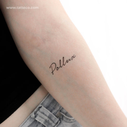 Tatuaje temporal de Pólux - Juego de 3