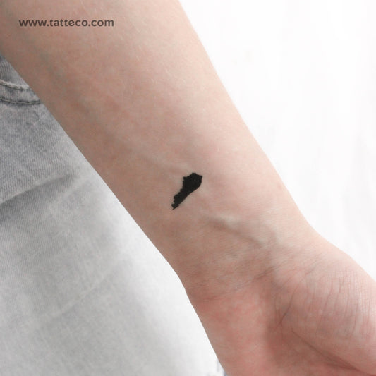 Kentucky Map Temporary Tattoo - Set of 3