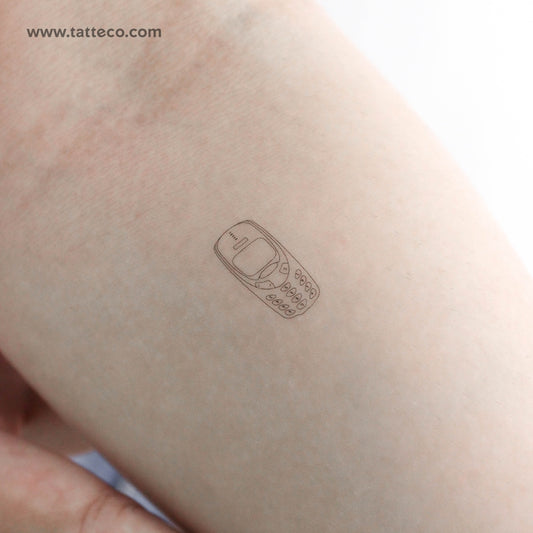 Nokia 3310 Temporary Tattoo - Set of 3