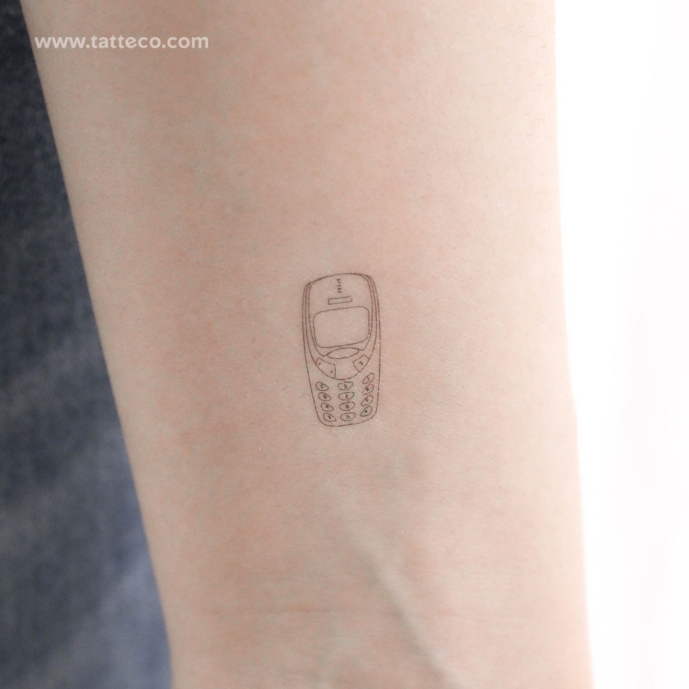 Tatuaje temporal para Nokia 3310 (juego de 3)