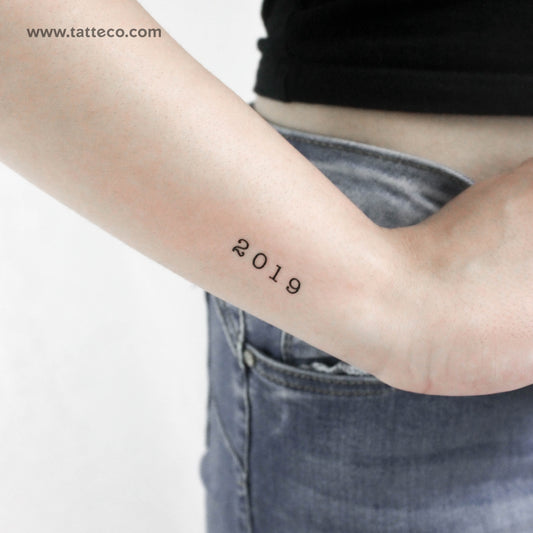 Tatuaje temporal 2019 - Juego de 3