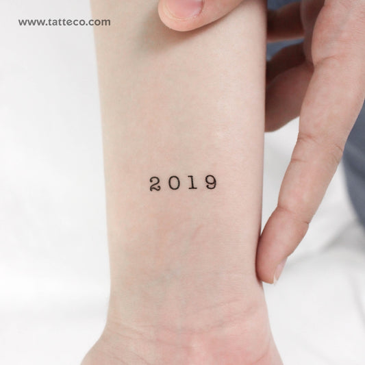 Tatuaje temporal 2019 - Juego de 3