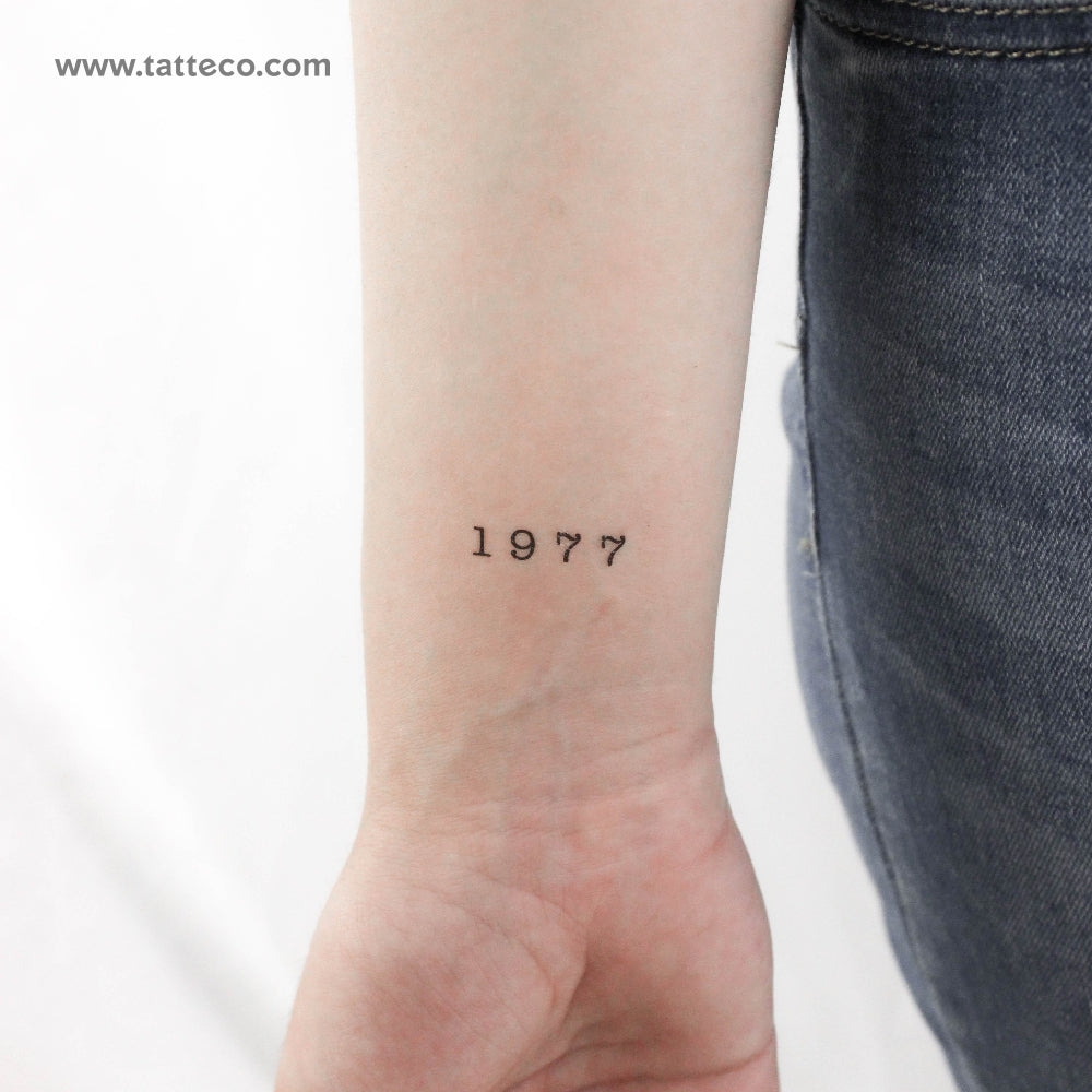 Tatuaje temporal de 1977 - Juego de 3