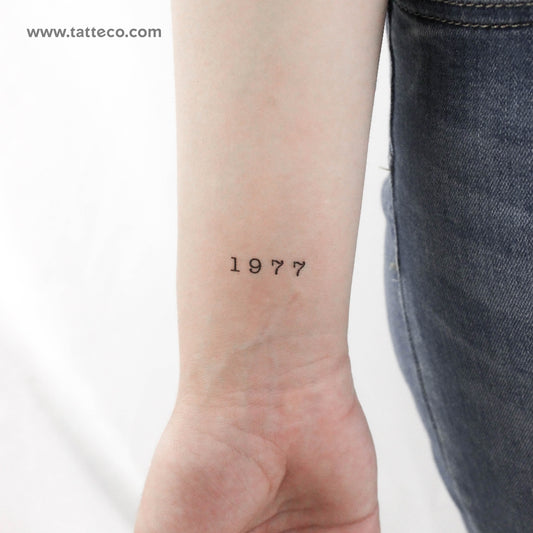 Tatuaje temporal de 1977 - Juego de 3