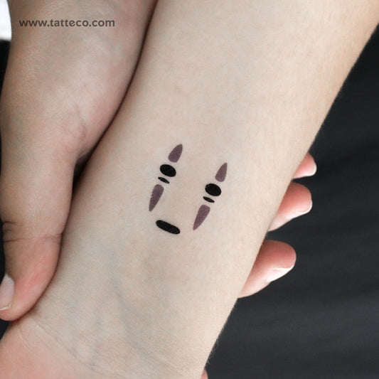 Tatuaje temporal sin rostro - Juego de 3
