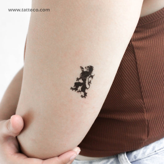 Tatuaje temporal de león ornamental (juego de 3)