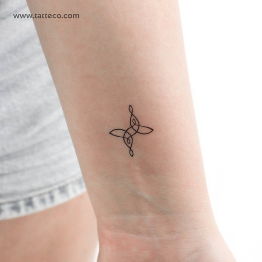 Tatuaje temporal de símbolo familiar pequeño (juego de 3)