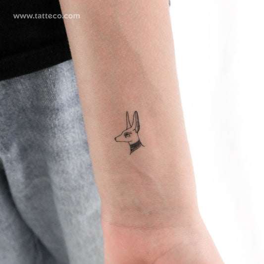 Tatuaje temporal de Anubis - Juego de 3