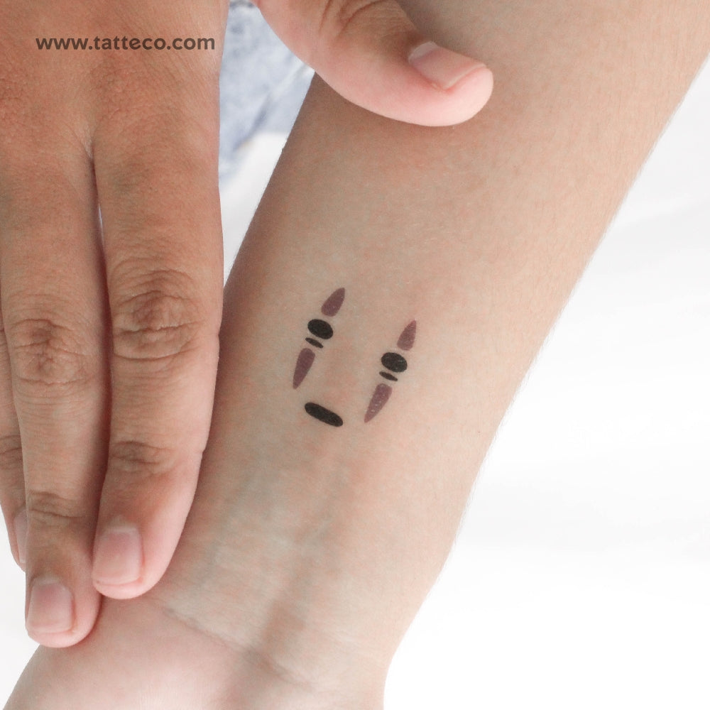 Tatuaje temporal sin rostro - Juego de 3