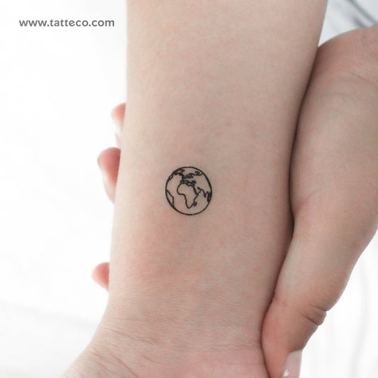 Tatuaje temporal de la Tierra de África - Juego de 3