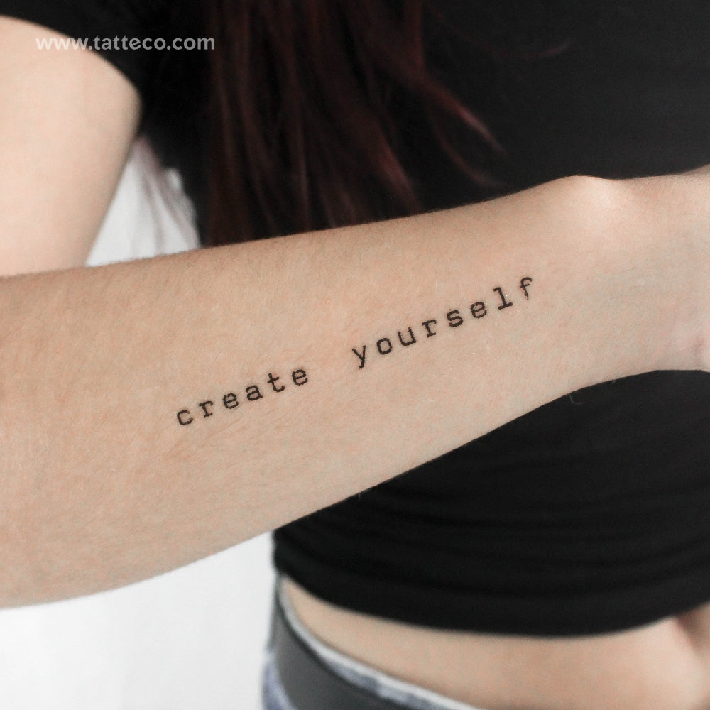 Crea tus propios tatuajes temporales - Set de 3