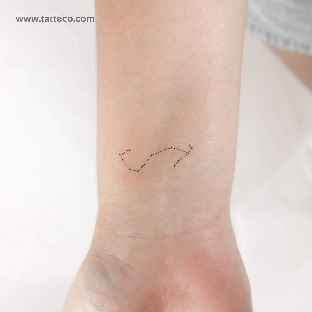 Small Scorpius Constellation Temporary Tattoo - Set of 3