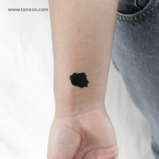 Poland Map Temporary Tattoo - Set of 3