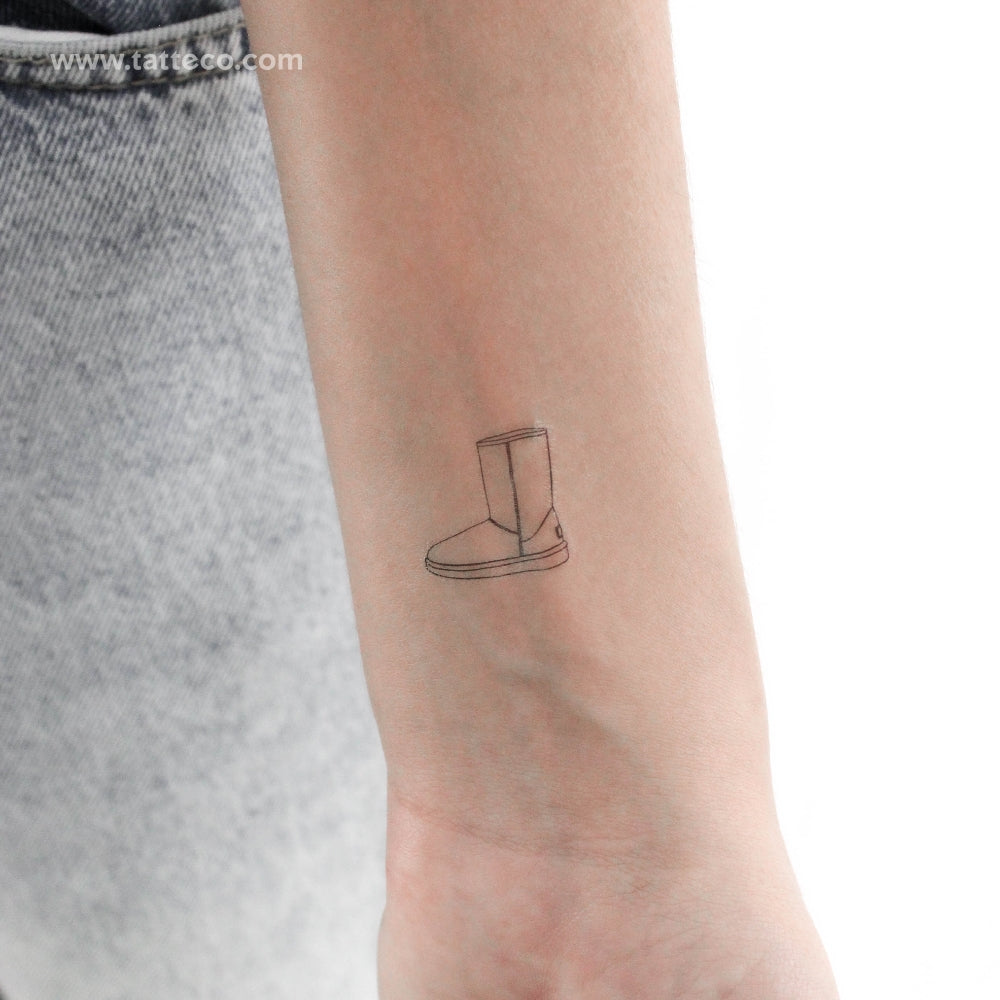 UGG Boot Temporary Tattoo - Set of 3