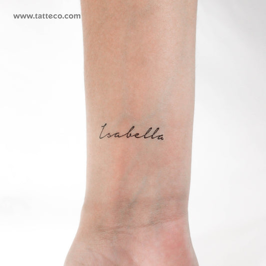 Isabella Temporary Tattoo - Set of 3