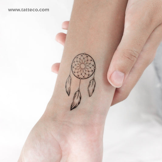 Tatuaje temporal de atrapasueños - Juego de 3
