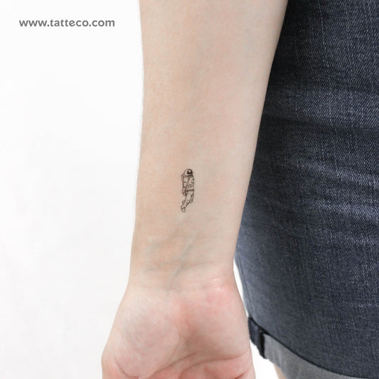Tatuaje temporal de astronauta pequeño (juego de 3)