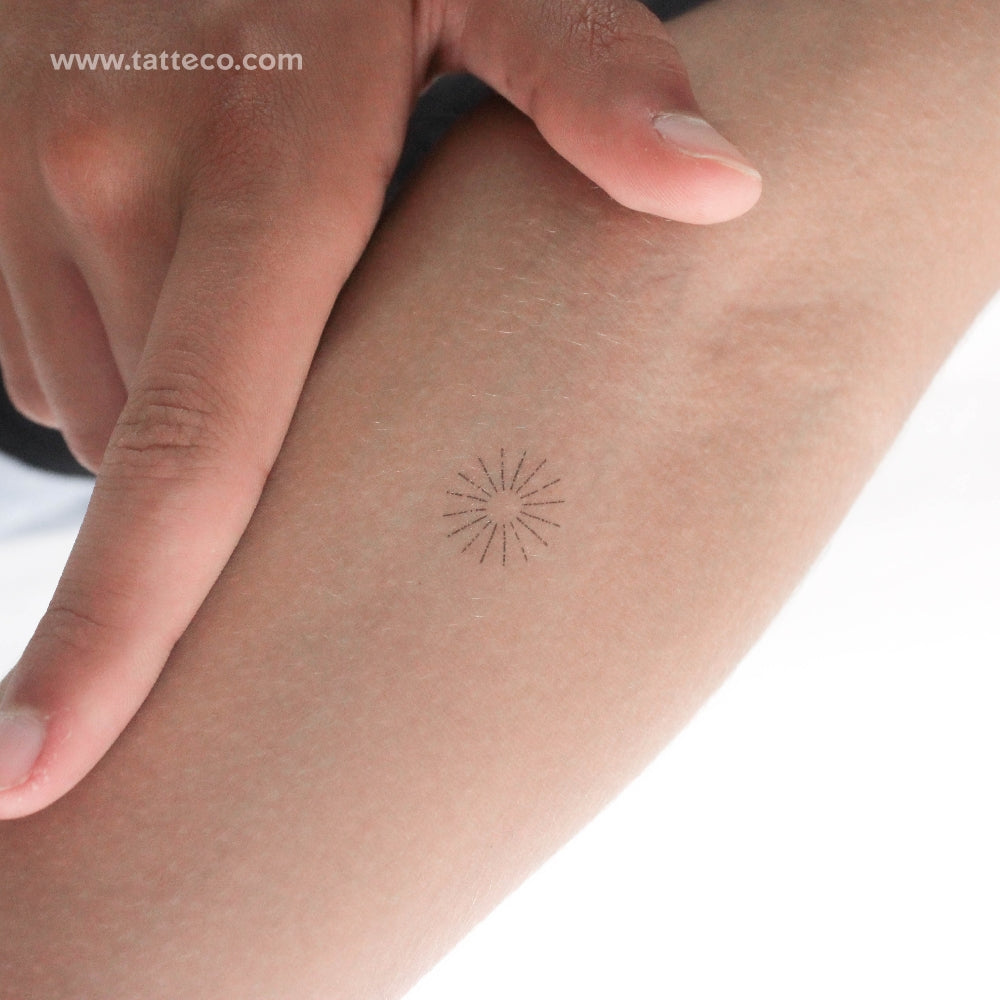 Solar Sparkle Type I by Jakenowicz Temporary Tattoo - Set of 3