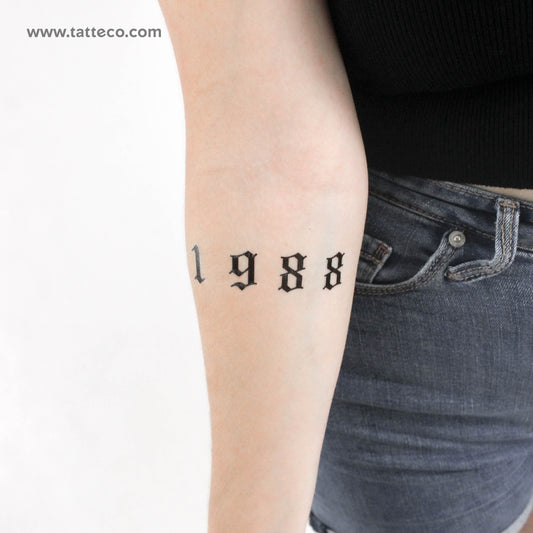 Tatuaje temporal de Rihanna 1988 - Juego de 3