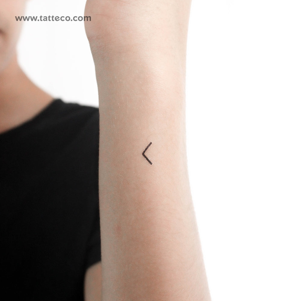 Tatuaje temporal de la runa de Kaunan (juego de 3)