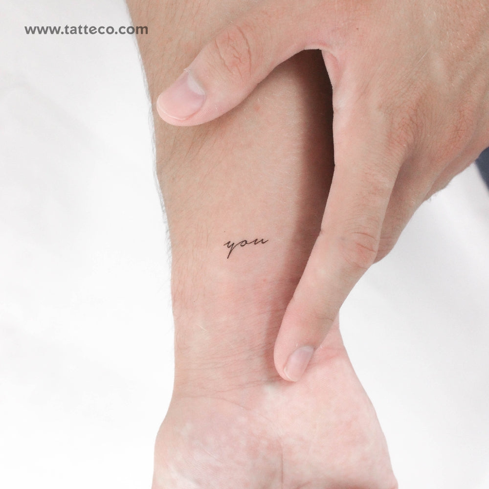 You Temporary Tattoo - Set of 3