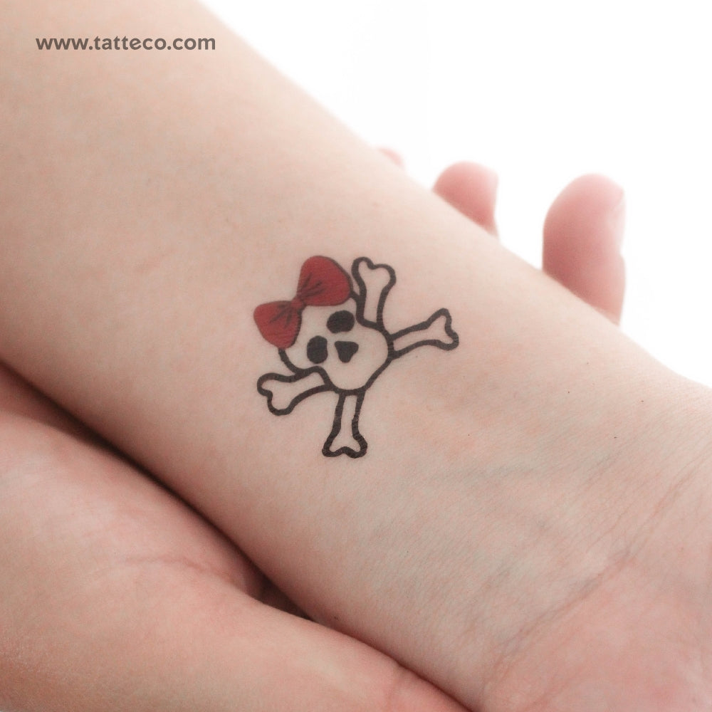 Tatuaje temporal de calavera de Rihanna (juego de 3)