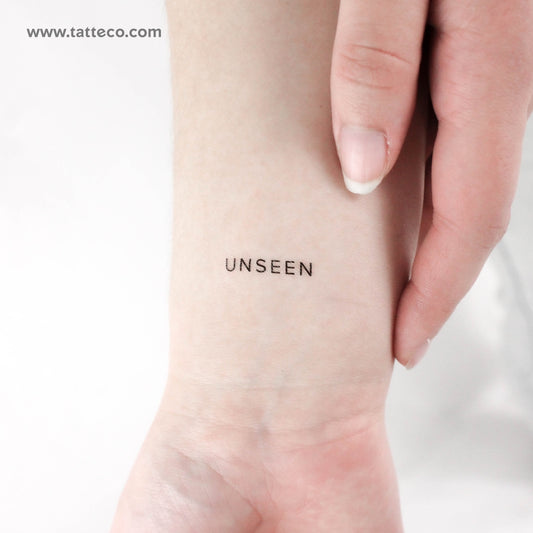 Little Unseen Temporary Tattoo - Set of 3