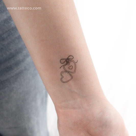Small Pendant Temporary Tattoo - Set of 3