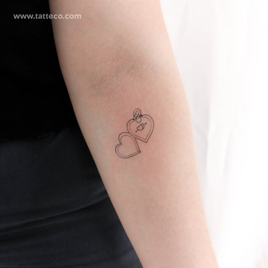 Pendant Temporary Tattoo - Set of 3
