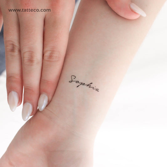 Tatuaje temporal de Sofía - Juego de 3