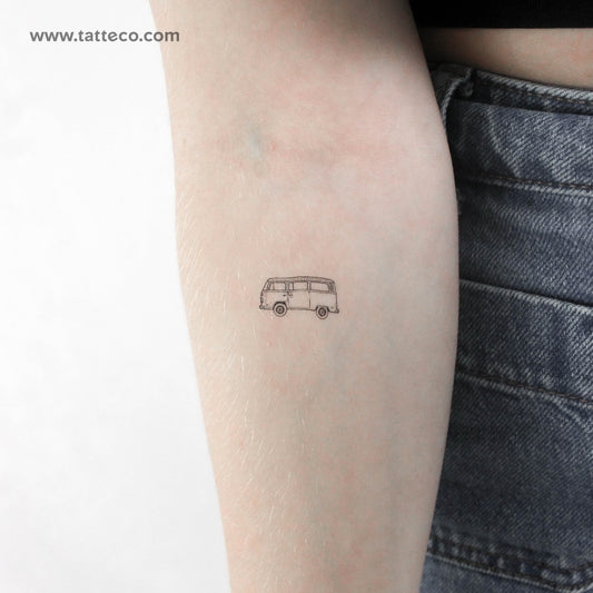 Volkswagen T2 Van Temporary Tattoo - Set of 3