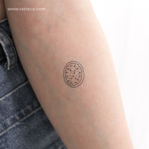 Pizza Temporary Tattoo - Set of 3