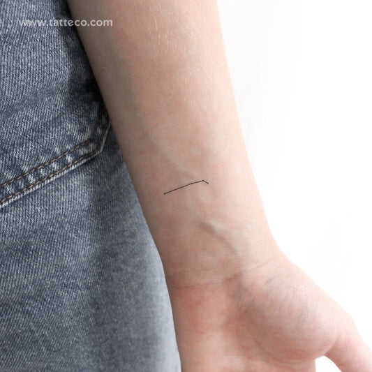 Tiny Aries Constellation Temporary Tattoo - Set of 3
