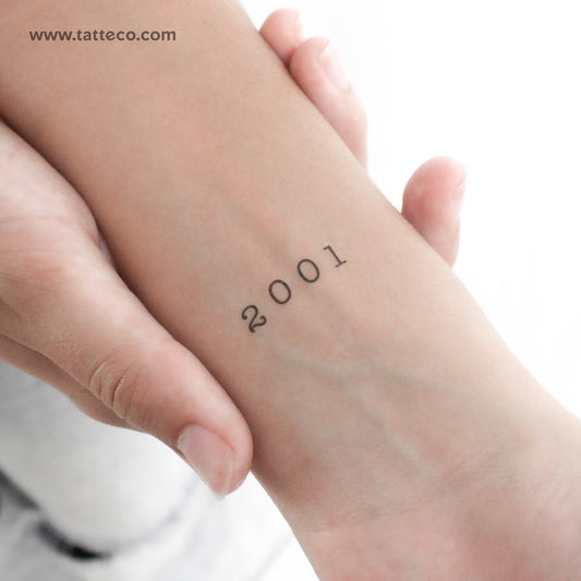Tatuaje temporal de 2001 - Juego de 3