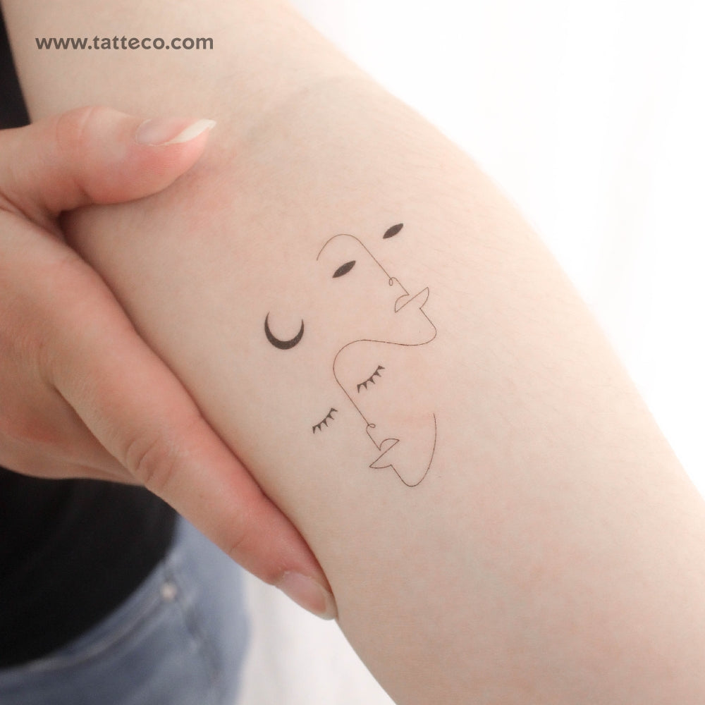 Tattoo of two clowns | Tattoo on neck of two clowns pulling … | Flickr, image size:1000x1000