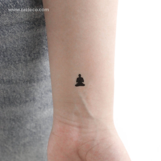 Tatuaje temporal de meditación - Juego de 3
