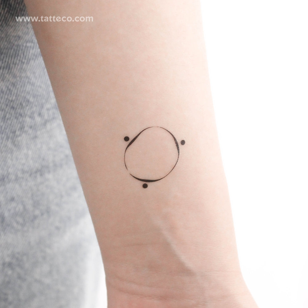 Ubuntu Symbol Temporary Tattoo - Set of 3
