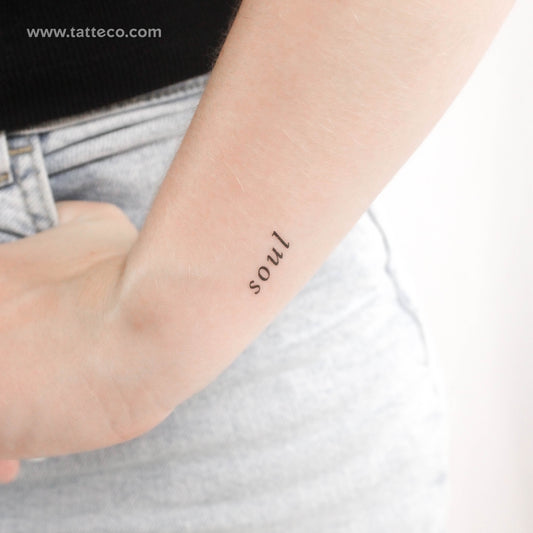Tatuaje temporal del alma - Juego de 3